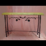 Sofa Table with Flower Vine