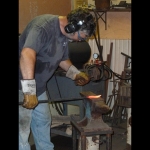 Forging with a hammer