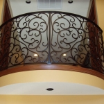 Balcony Railing with Swirls