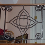 Stair Railing Celtic Knot Insert 1