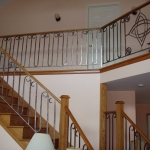 Stair railing with Celtic Knots 1